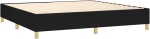 ΚΡΕΒΑΤΙ BOXSPRING ΜΕ ΣΤΡΩΜΑ & LED ΜΑΥΡΟ 200X200 ΕΚ. ΥΦΑΣΜΑΤΙΝΟ 3135543