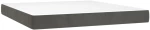 ΚΡΕΒΑΤΙ BOXSPRING ΜΕ ΣΤΡΩΜΑ ΣΚΟΥΡΟ ΓΚΡΙ 180X200 ΕΚ. ΒΕΛΟΥΔΙΝΟ 3143098