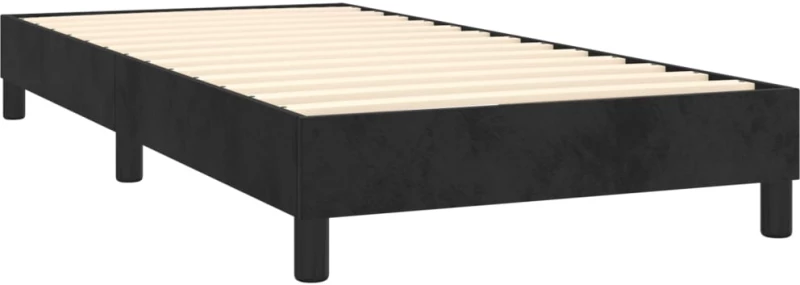 ΚΡΕΒΑΤΙ BOXSPRING ΜΕ ΣΤΡΩΜΑ & LED ΜΑΥΡΟ 90X190 ΕΚ. ΒΕΛΟΥΔΙΝΟ 3134437