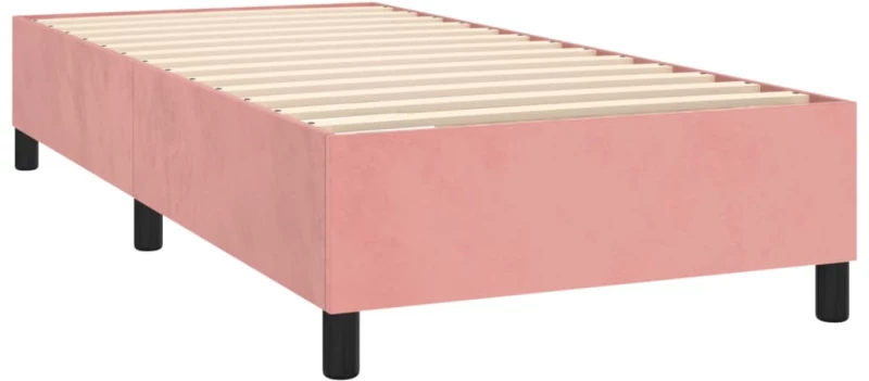 ΚΡΕΒΑΤΙ BOXSPRING ΜΕ ΣΤΡΩΜΑ & LED ΡΟΖ 90X190 ΕΚ. ΒΕΛΟΥΔΙΝΟ 3136160