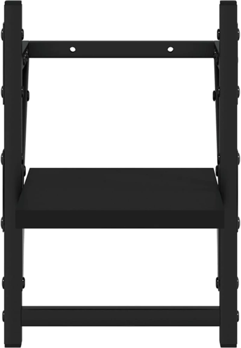 ΡΑΦΙΑ ΤΟΙΧΟΥ ΜΕ ΜΠΑΡΑ 2 ΤΕΜ. ΜΑΥΡΑ 20 X 25 X 30 ΕΚ. 836228