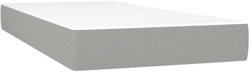 ΚΡΕΒΑΤΙ BOXSPRING ΜΕ ΣΤΡΩΜΑ ΑΝΟΙΧΤΟ ΓΚΡΙ 90X200 ΕΚ. ΥΦΑΣΜΑΤΙΝΟ 3142385