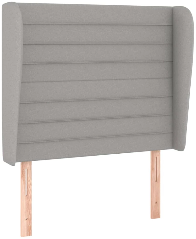 ΚΡΕΒΑΤΙ BOXSPRING ΜΕ ΣΤΡΩΜΑ ΑΝΟΙΧΤΟ ΓΚΡΙ 80X200 ΕΚ. ΥΦΑΣΜΑΤΙΝΟ 3127997