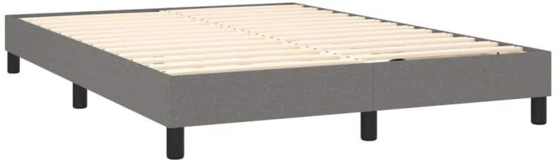 ΚΡΕΒΑΤΙ BOXSPRING ΜΕ ΣΤΡΩΜΑ ΣΚΟΥΡΟ ΓΚΡΙ 140X200 ΕΚ ΥΦΑΣΜΑΤΙΝΟ 3129794