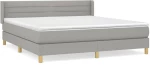 ΚΡΕΒΑΤΙ BOXSPRING ΜΕ ΣΤΡΩΜΑ ΑΝ. ΠΡΑΣΙΝΟ 160X200ΕΚ ΥΦΑΣΜΑΤΙΝΟ 3130361