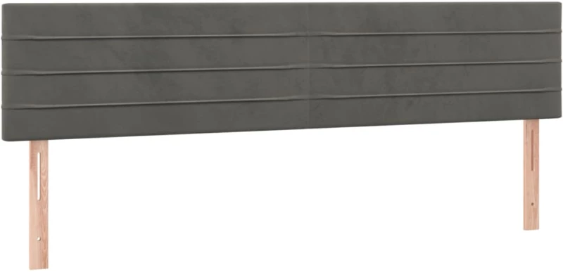 ΚΡΕΒΑΤΙ BOXSPRING ΜΕ ΣΤΡΩΜΑ ΣΚΟΥΡΟ ΓΚΡΙ 160X200 ΕΚ. ΒΕΛΟΥΔΙΝΟ 3131028