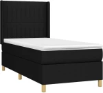 ΚΡΕΒΑΤΙ BOXSPRING ΜΕ ΣΤΡΩΜΑ ΜΑΥΡΟ 80 X 200 ΕΚ. ΥΦΑΣΜΑΤΙΝΟ 3132107