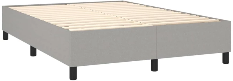 ΚΡΕΒΑΤΙ BOXSPRING ΜΕ ΣΤΡΩΜΑ ΑΝΟΙΧΤΟ ΓΚΡΙ 140X200 ΕΚ. ΥΦΑΣΜΑΤΙΝΟ 3136757