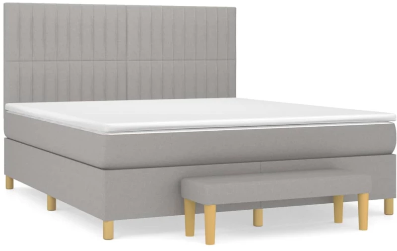 ΚΡΕΒΑΤΙ BOXSPRING ΜΕ ΣΤΡΩΜΑ ΑΝ. ΠΡΑΣΙΝΟ 160X200ΕΚ ΥΦΑΣΜΑΤΙΝΟ 3137325