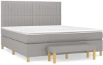 ΚΡΕΒΑΤΙ BOXSPRING ΜΕ ΣΤΡΩΜΑ ΑΝ. ΠΡΑΣΙΝΟ 160X200ΕΚ ΥΦΑΣΜΑΤΙΝΟ 3137325