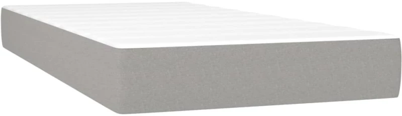 ΚΡΕΒΑΤΙ BOXSPRING ΜΕ ΣΤΡΩΜΑ & LED ΑΝ.ΓΚΡΙ 100X200ΕΚ. ΥΦΑΣΜΑΤΙΝΟ 3139013