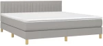 ΚΡΕΒΑΤΙ BOXSPRING ΜΕ ΣΤΡΩΜΑ ΑΝ. ΠΡΑΣΙΝΟ 160X200ΕΚ ΥΦΑΣΜΑΤΙΝΟ 3140785