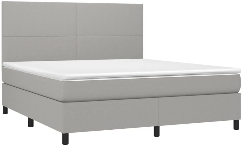 ΚΡΕΒΑΤΙ BOXSPRING ΜΕ ΣΤΡΩΜΑ ΑΝ. ΠΡΑΣΙΝΟ 160X200ΕΚ ΥΦΑΣΜΑΤΙΝΟ 3141625