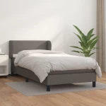 ΚΡΕΒΑΤΙ BOXSPRING ΜΕ ΣΤΡΩΜΑ ΓΚΡΙ 100X200ΕΚ. ΑΠΟ ΣΥΝΘΕΤΙΚΟ ΔΕΡΜΑ 3127239