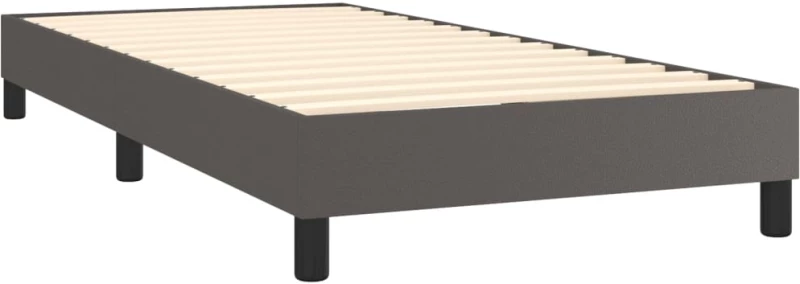 ΚΡΕΒΑΤΙ BOXSPRING ΜΕ ΣΤΡΩΜΑ ΓΚΡΙ 100X200ΕΚ. ΑΠΟ ΣΥΝΘΕΤΙΚΟ ΔΕΡΜΑ 3127239