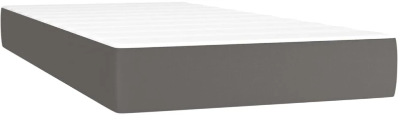 ΚΡΕΒΑΤΙ BOXSPRING ΜΕ ΣΤΡΩΜΑ ΓΚΡΙ 100X200ΕΚ. ΑΠΟ ΣΥΝΘΕΤΙΚΟ ΔΕΡΜΑ 3127239