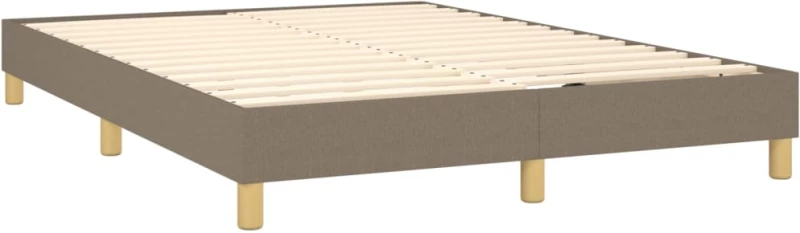 ΚΡΕΒΑΤΙ BOXSPRING ΜΕ ΣΤΡΩΜΑ TAUPE 140X200 ΕΚ. ΥΦΑΣΜΑΤΙΝΟ 3130357
