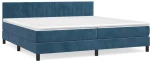 ΚΡΕΒΑΤΙ BOXSPRING ΜΕ ΣΤΡΩΜΑ ΣΚΟΥΡΟ ΜΠΛΕ 200X200 ΕΚ. ΒΕΛΟΥΔΙΝΟ 3141447