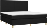 ΚΡΕΒΑΤΙ BOXSPRING ΜΕ ΣΤΡΩΜΑ ΜΑΥΡΟ 180X200 ΕΚ. ΥΦΑΣΜΑΤΙΝΟ 3142195
