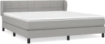 ΚΡΕΒΑΤΙ BOXSPRING ΜΕ ΣΤΡΩΜΑ ΑΝ. ΠΡΑΣΙΝΟ 160X200ΕΚ ΥΦΑΣΜΑΤΙΝΟ 3126253