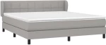 ΚΡΕΒΑΤΙ BOXSPRING ΜΕ ΣΤΡΩΜΑ ΑΝ. ΠΡΑΣΙΝΟ 160X200ΕΚ ΥΦΑΣΜΑΤΙΝΟ 3126253