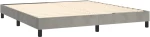 ΚΡΕΒΑΤΙ BOXSPRING ΜΕ ΣΤΡΩΜΑ ΑΝΟΙΧΤΟ ΓΚΡΙ 180X200 ΕΚ. ΒΕΛΟΥΔΙΝΟ 3130973