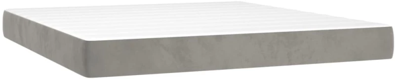 ΚΡΕΒΑΤΙ BOXSPRING ΜΕ ΣΤΡΩΜΑ ΑΝΟΙΧΤΟ ΓΚΡΙ 180X200 ΕΚ. ΒΕΛΟΥΔΙΝΟ 3130973