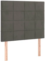 ΚΡΕΒΑΤΙ BOXSPRING ΜΕ ΣΤΡΩΜΑ ΣΚΟΥΡΟ ΓΚΡΙ 90X190 ΕΚ. ΒΕΛΟΥΔΙΝΟ 3137816