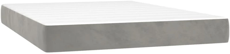 ΚΡΕΒΑΤΙ BOXSPRING ΜΕ ΣΤΡΩΜΑ ΑΝΟΙΧΤΟ ΓΚΡΙ 140X190 ΕΚ. ΒΕΛΟΥΔΙΝΟ 3137839