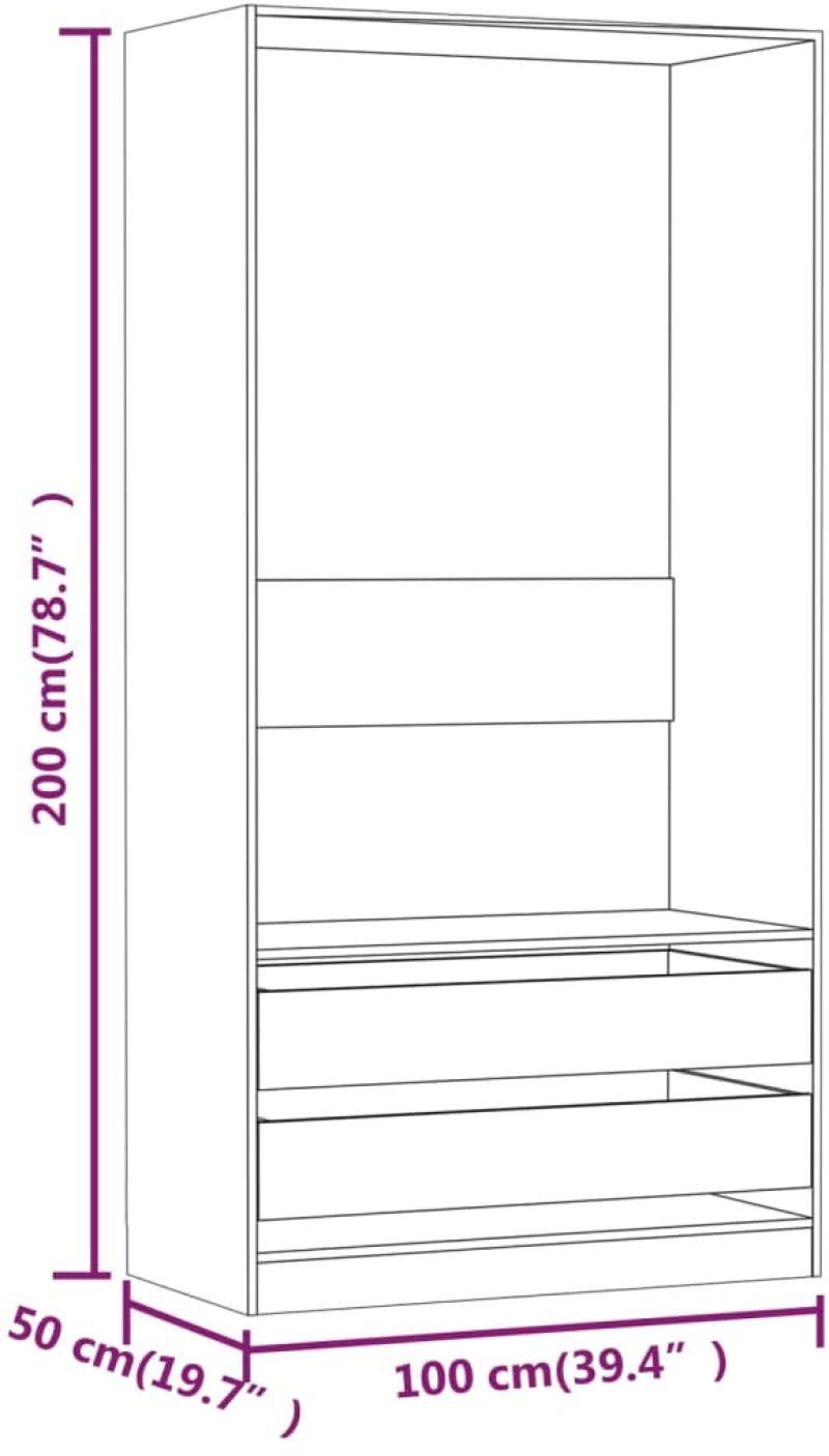 ΝΤΟΥΛΑΠΑ ΓΚΡΙ SONOMA 100X50X200 ΕΚ. ΑΠΟ ΕΠΕΞΕΡΓΑΣΜΕΝΟ ΞΥΛΟ 815346