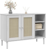 ΜΠΟΥΦΕΣ SENJA ΛΕΥΚΟ / ΡΑΤΑΝ 112 X 40 X 80 ΕΚ. ΜΑΣΙΦ ΞΥΛΟ ΠΕΥΚΟΥ 358029