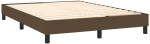 ΚΡΕΒΑΤΙ BOXSPRING ΜΕ ΣΤΡΩΜΑ & LED ΣΚ.ΚΑΦΕ 140X200 ΕΚ ΥΦΑΣΜΑΤΙΝΟ 3133080