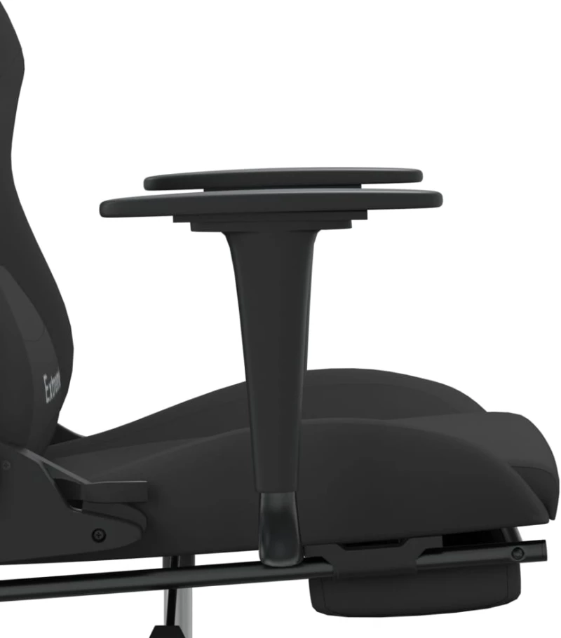 ΚΑΡΕΚΛΑ GAMING ΠΕΡΙΣΤΡΕΦΟΜΕΝΗ ΜΕ ΥΠΟΠΟΔΙΟ ΜΑΥΡΗ ΥΦΑΣΜΑΤΙΝΗ 345483