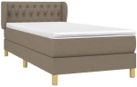 ΚΡΕΒΑΤΙ BOXSPRING ΜΕ ΣΤΡΩΜΑ TAUPE 90X200 ΕΚ. ΥΦΑΣΜΑΤΙΝΟ 3127017