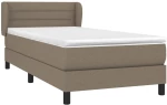 ΚΡΕΒΑΤΙ BOXSPRING ΜΕ ΣΤΡΩΜΑ TAUPE 90X200 ΕΚ. ΥΦΑΣΜΑΤΙΝΟ 3126297