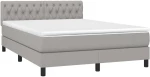 ΚΡΕΒΑΤΙ BOXSPRING ΜΕ ΣΤΡΩΜΑ & LED ΑΝ.ΓΚΡΙ 140X200 ΕΚ ΥΦΑΣΜΑΤΙΝΟ 3133397