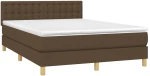 ΚΡΕΒΑΤΙ BOXSPRING ΜΕ ΣΤΡΩΜΑ & LED ΣΚ.ΚΑΦΕ 140X190 ΕΚ ΥΦΑΣΜΑΤΙΝΟ 3134032