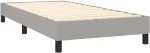 ΚΡΕΒΑΤΙ BOXSPRING ΜΕ ΣΤΡΩΜΑ ΑΝΟΙΧΤΟ ΓΚΡΙ 90X190 ΕΚ. ΥΦΑΣΜΑΤΙΝΟ 3126445