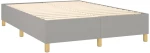 ΚΡΕΒΑΤΙ BOXSPRING ΜΕ ΣΤΡΩΜΑ & LED ΑΝ.ΓΚΡΙ 140X200ΕΚ. ΥΦΑΣΜΑΤΙΝΟ 3139117