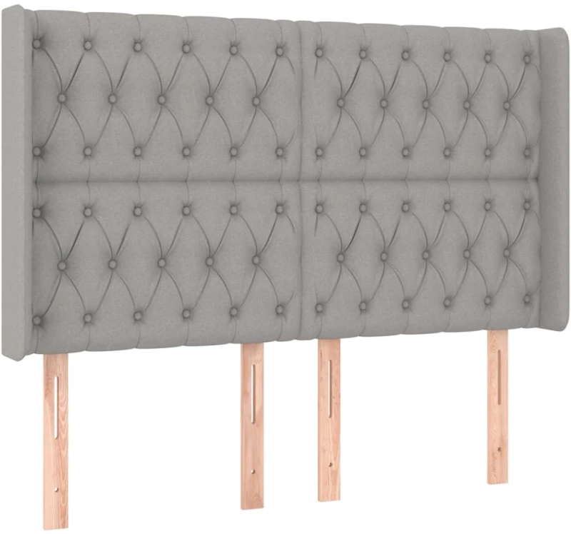 ΚΡΕΒΑΤΙ BOXSPRING ΜΕ ΣΤΡΩΜΑ & LED ΑΝ.ΓΚΡΙ 140X200ΕΚ. ΥΦΑΣΜΑΤΙΝΟ 3139117