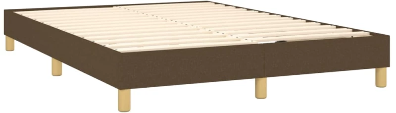 ΚΡΕΒΑΤΙ BOXSPRING ΜΕ ΣΤΡΩΜΑ ΣΚΟΥΡΟ ΚΑΦΕ 140X190 ΕΚ. ΥΦΑΣΜΑΤΙΝΟ 3140692