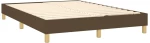 ΚΡΕΒΑΤΙ BOXSPRING ΜΕ ΣΤΡΩΜΑ ΣΚΟΥΡΟ ΚΑΦΕ 140X190 ΕΚ. ΥΦΑΣΜΑΤΙΝΟ 3140692