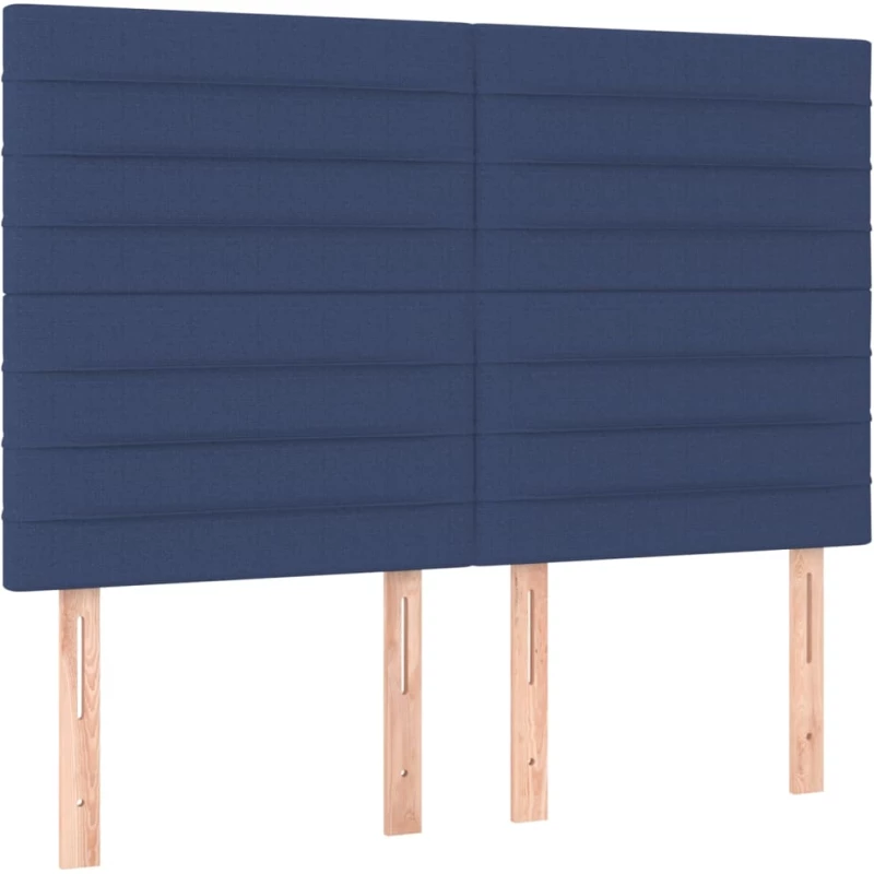 ΚΡΕΒΑΤΙ BOXSPRING ΜΕ ΣΤΡΩΜΑ & LED ΜΠΛΕ 140X190 ΕΚ. ΥΦΑΣΜΑΤΙΝΟ 3135515