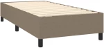 ΚΡΕΒΑΤΙ BOXSPRING ΜΕ ΣΤΡΩΜΑ & LED TAUPE 100X200 ΕΚ. ΥΦΑΣΜΑΤΙΝΟ 3134937