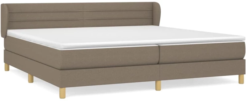 ΚΡΕΒΑΤΙ BOXSPRING ΜΕ ΣΤΡΩΜΑ TAUPE 200X200 ΕΚ. ΥΦΑΣΜΑΤΙΝΟ 3126913