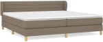 ΚΡΕΒΑΤΙ BOXSPRING ΜΕ ΣΤΡΩΜΑ TAUPE 200X200 ΕΚ. ΥΦΑΣΜΑΤΙΝΟ 3126913