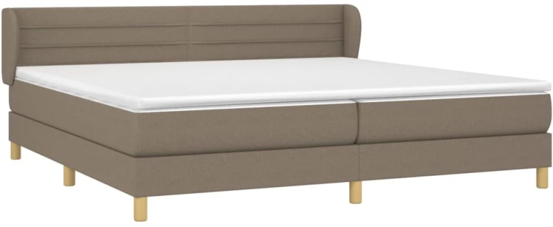 ΚΡΕΒΑΤΙ BOXSPRING ΜΕ ΣΤΡΩΜΑ TAUPE 200X200 ΕΚ. ΥΦΑΣΜΑΤΙΝΟ 3126913