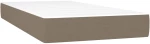 ΚΡΕΒΑΤΙ BOXSPRING ΜΕ ΣΤΡΩΜΑ TAUPE 100 X 200 ΕΚ. ΥΦΑΣΜΑΤΙΝΟ 3128185