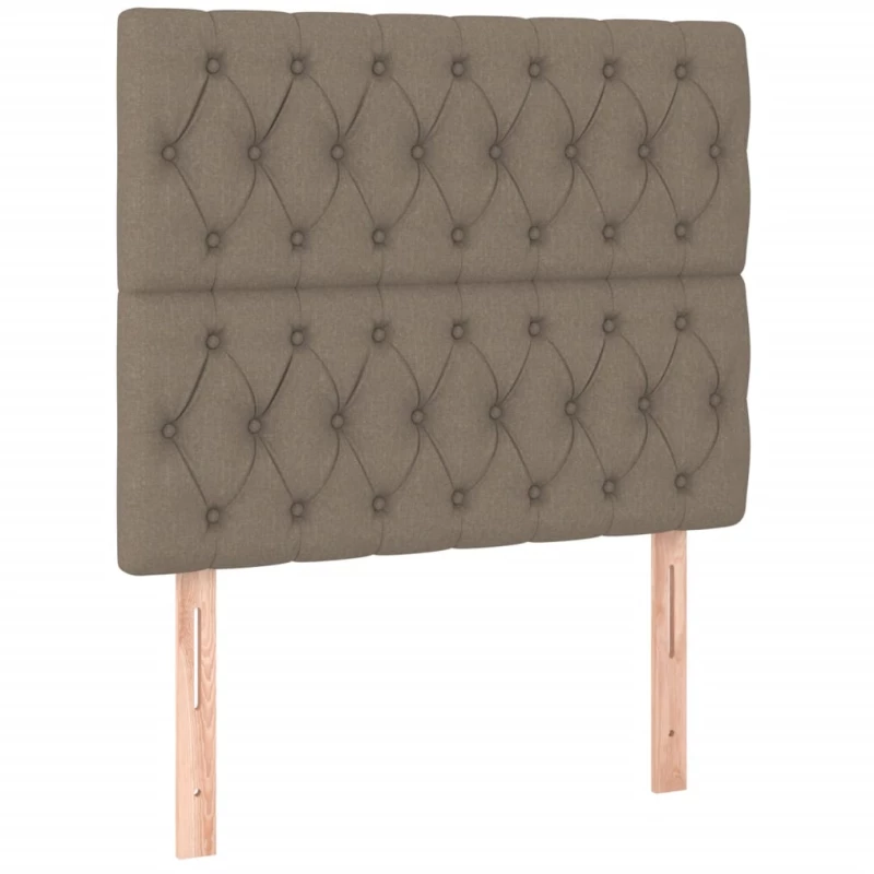 ΚΡΕΒΑΤΙ BOXSPRING ΜΕ ΣΤΡΩΜΑ TAUPE 100 X 200 ΕΚ. ΥΦΑΣΜΑΤΙΝΟ 3128185