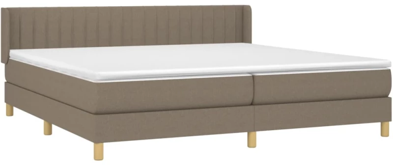 ΚΡΕΒΑΤΙ BOXSPRING ΜΕ ΣΤΡΩΜΑ TAUPE 200X200 ΕΚ. ΥΦΑΣΜΑΤΙΝΟ 3130461